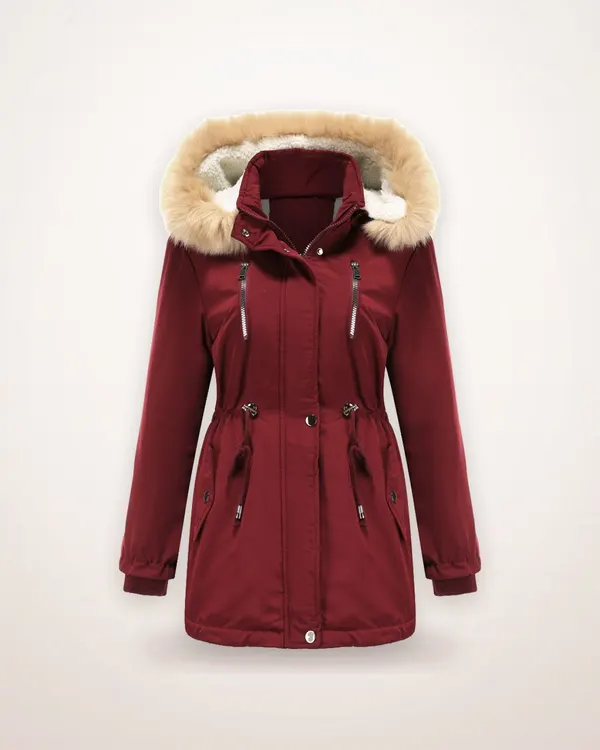 Lamb Velvet Hooded Fleece Jacket