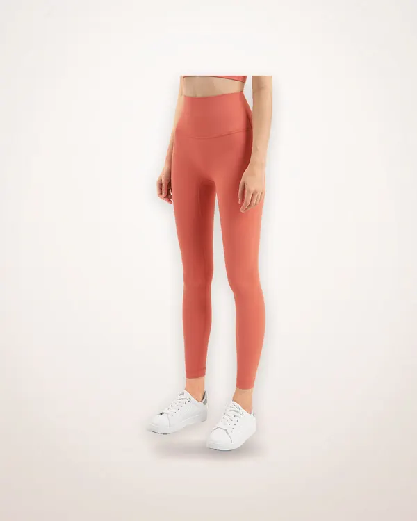 High-Waist Nylon Gym Leggings