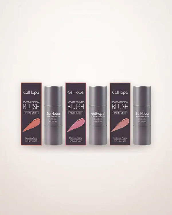 Double-Ended Matte Blush Stick