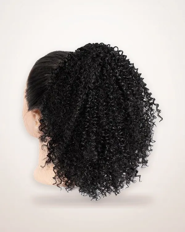 Drawstring Curly Wig, 8 Inch