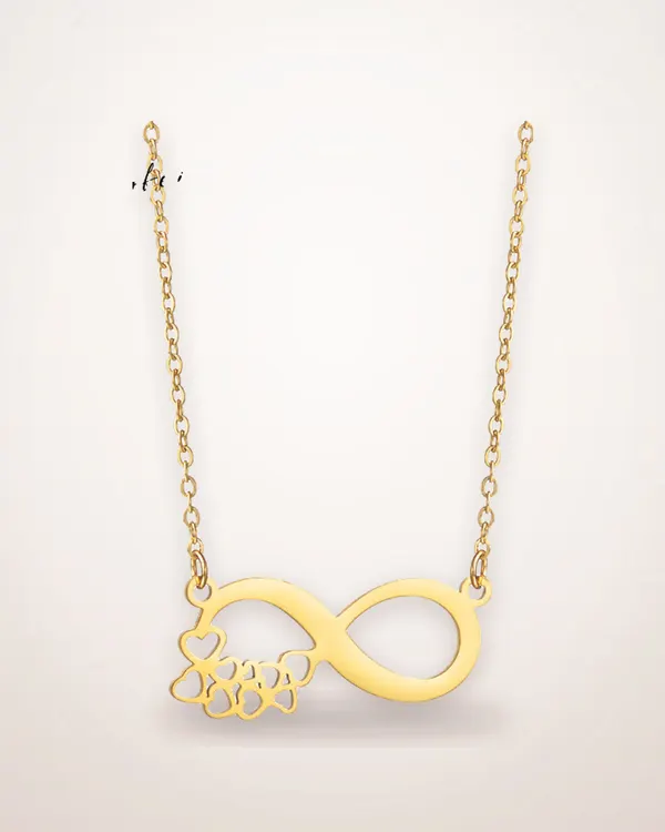 Stainless Steel Infinity Pendant Necklace