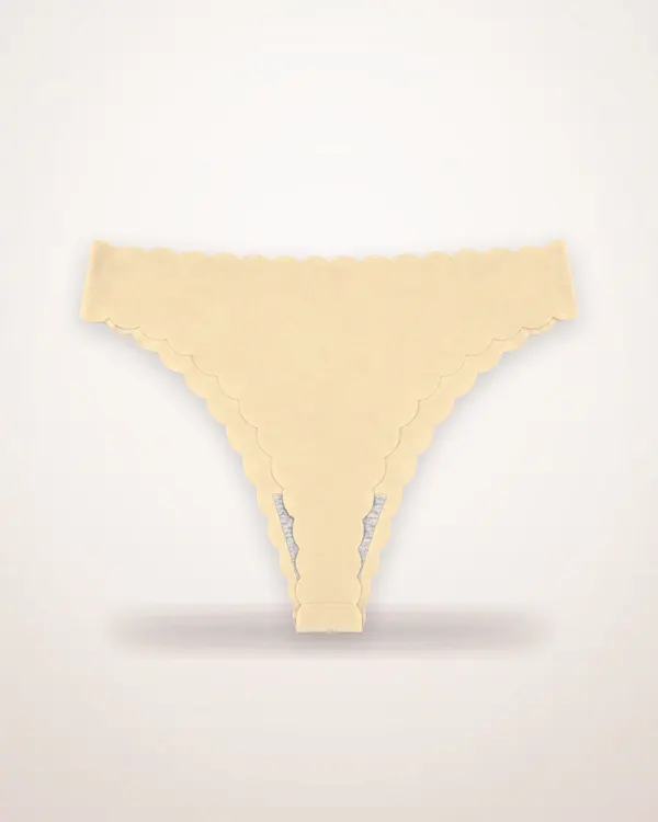 Wave Lace Low-Rise Thong