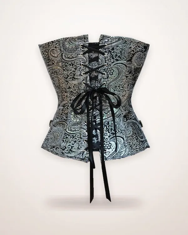 Court Gothic V-Neck Corset