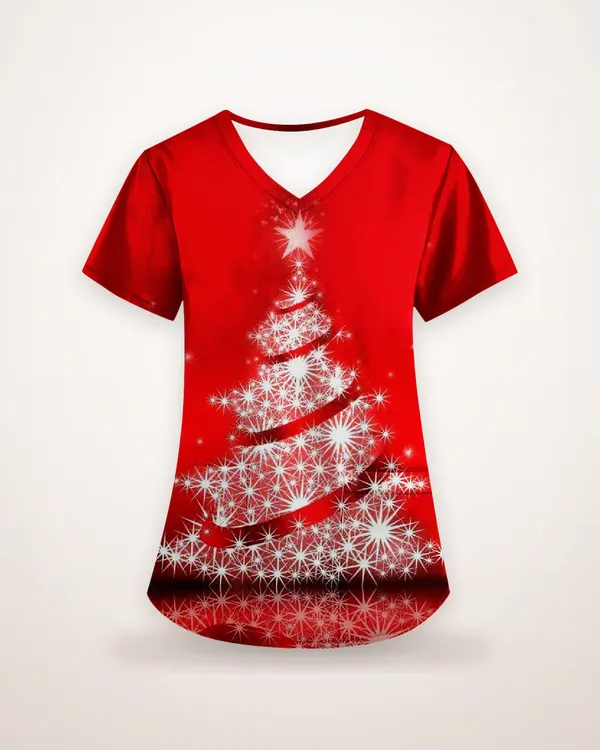 V-Neck Quick-Dry Scrub Top