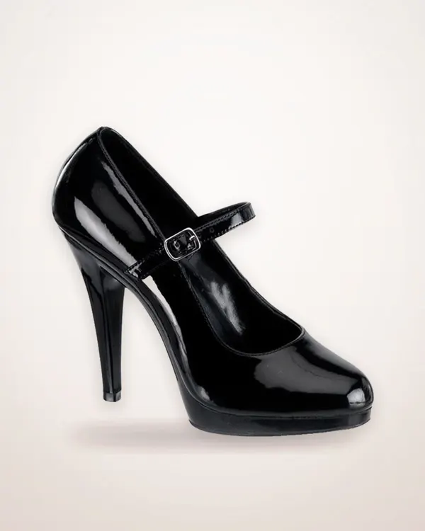 Patent Platform Buckle Shoes