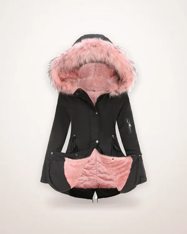 Mid-Length Hooded Padded Parka