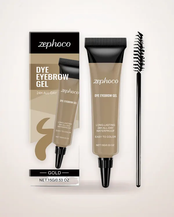 Waterproof Gold Eyebrow Gel
