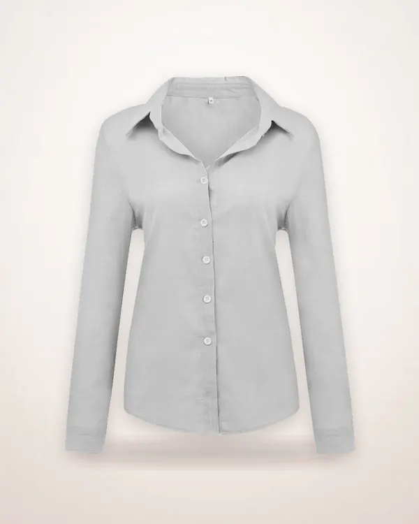 Loose Lapel Cardigan Blouse