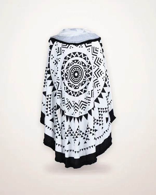 Fringed Round Beach Towel