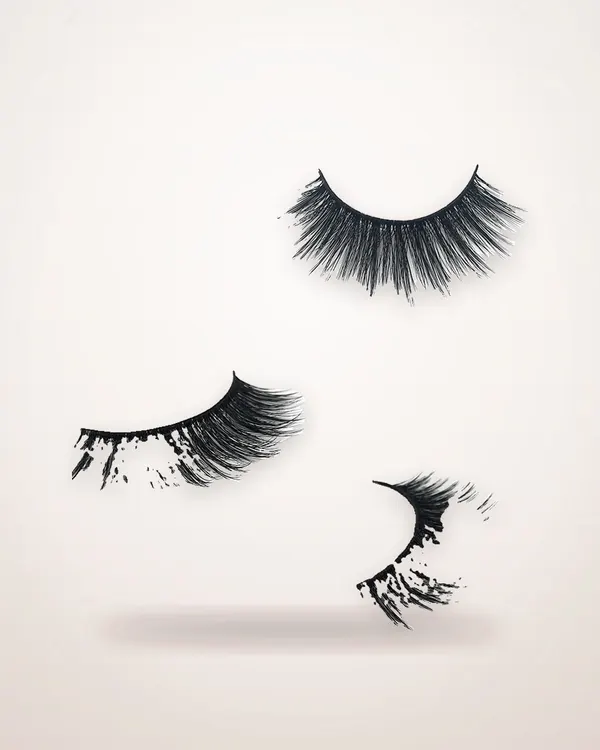 3D Faux Mink False Eyelashes, Cotton Band