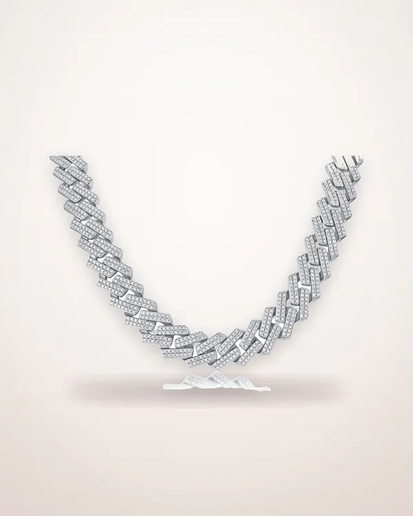 Moissanite S925 Silver Chain Necklace