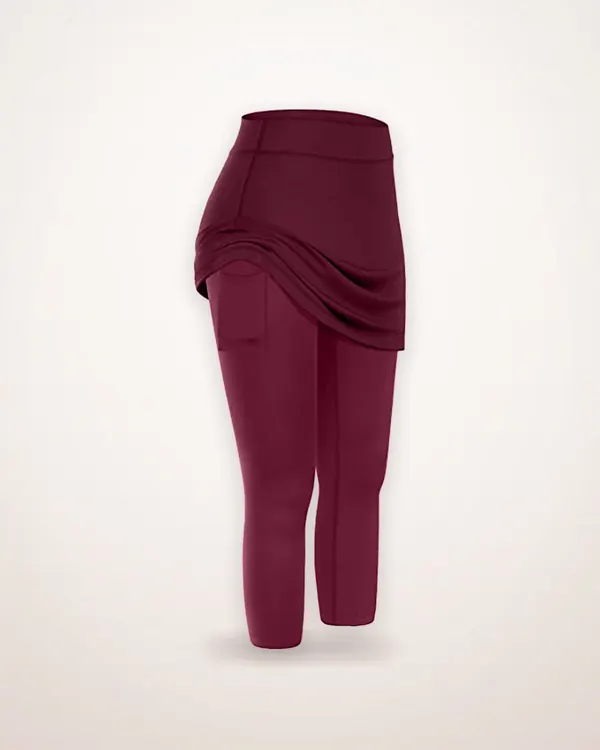 Skirted Tennis Legging with Pocket