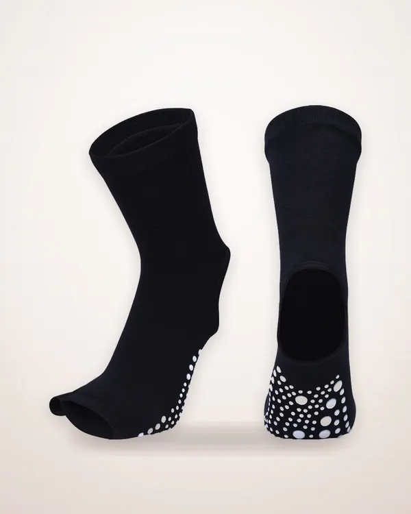 Combed Cotton Split-Toe Yoga Socks