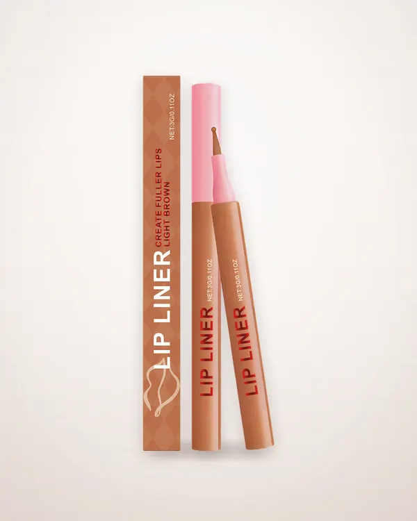 Waterproof Light Brown Lip Liner