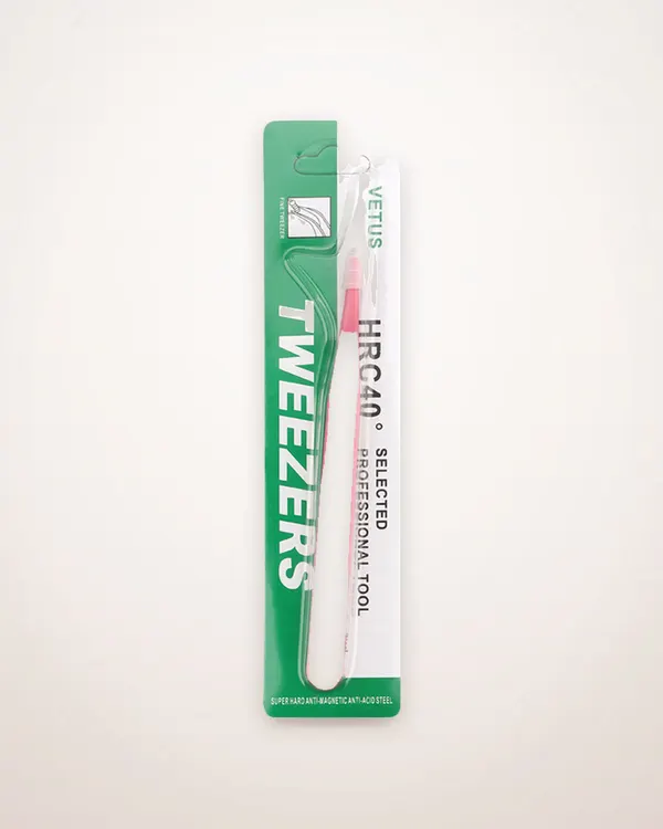 Straight and Curved Eyelash Tweezers