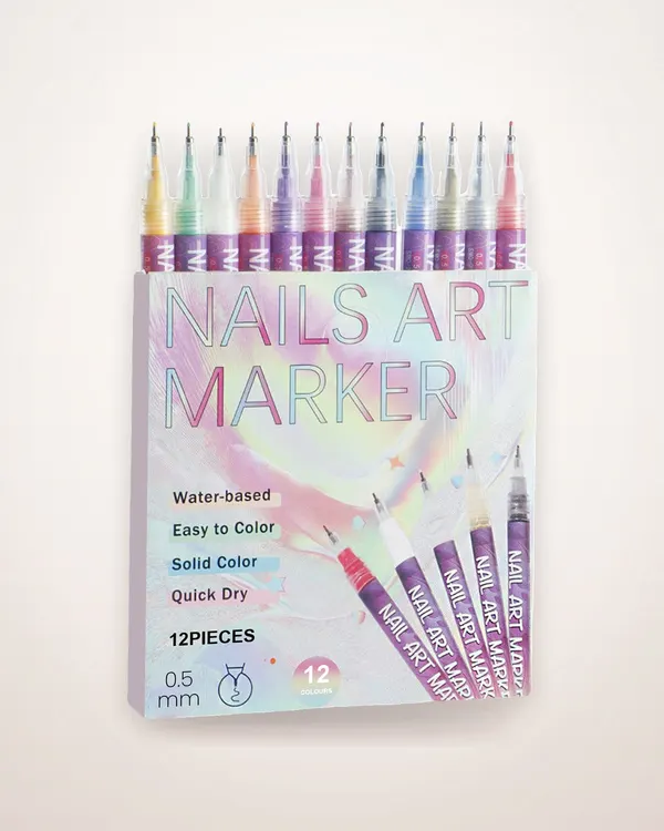 12-Piece Nail Art Pen Set