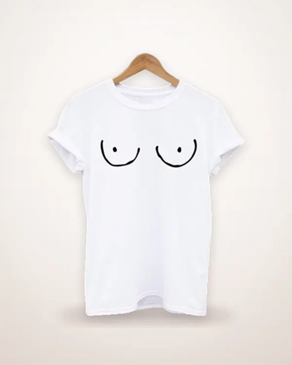 Printed Cotton Casual Tee