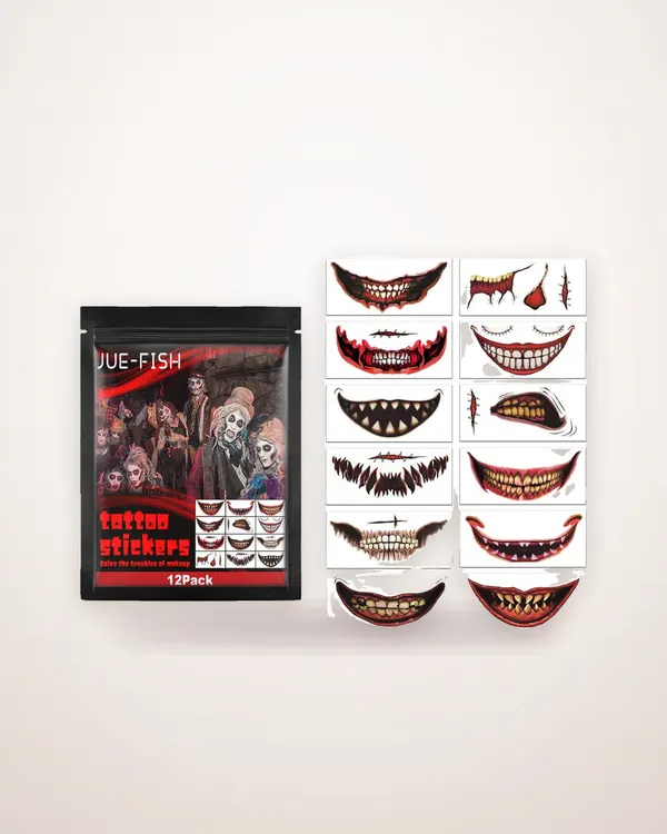 Halloween Horror Party Tattoo Stickers