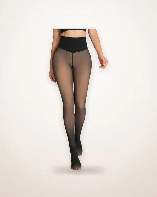 Fleece-Lined Shaping Tights
