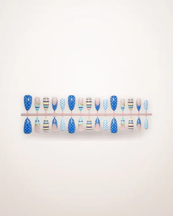 Dopamine French Tip Press-On Nails