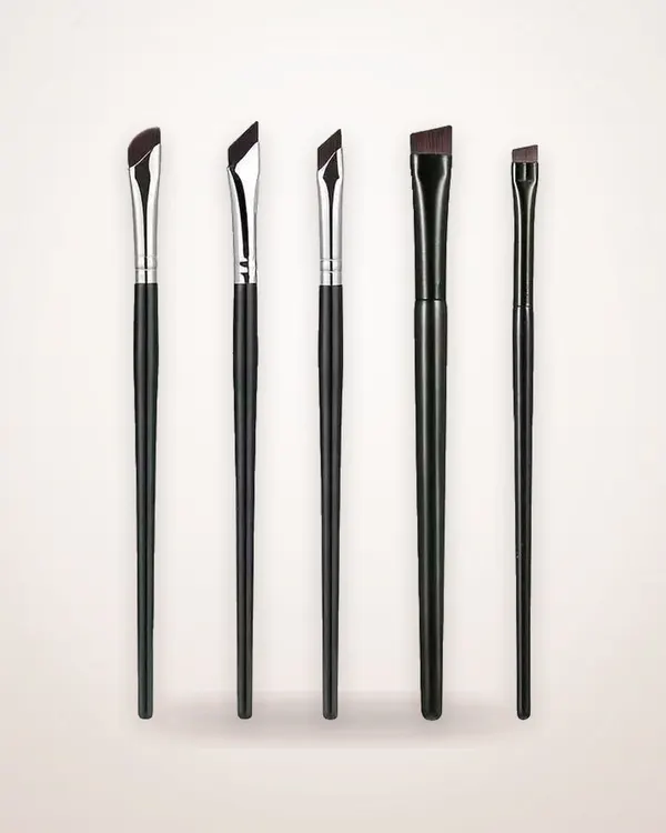 7-Piece Angled and Flat Makeup Brush Set