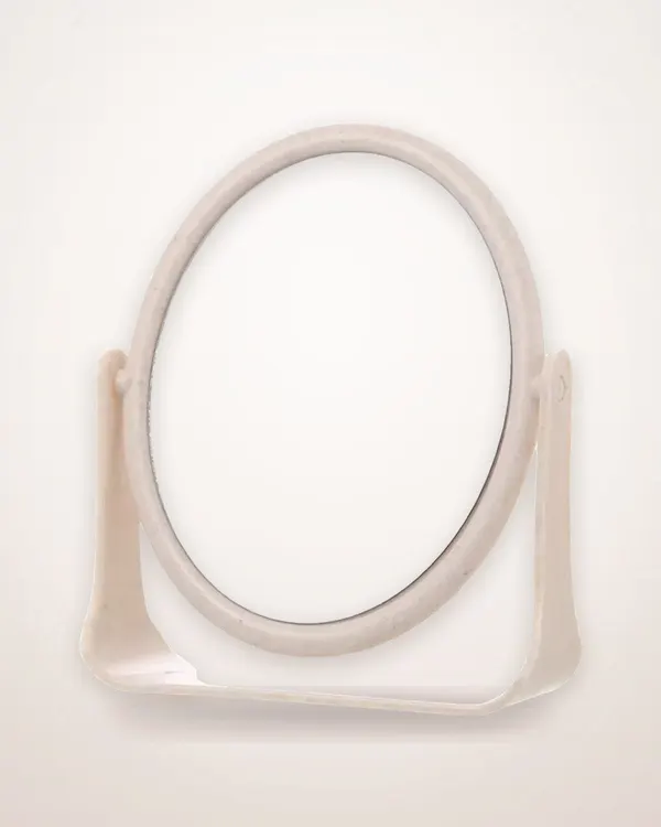 Double-Sided Rotating Desktop Makeup Mirror