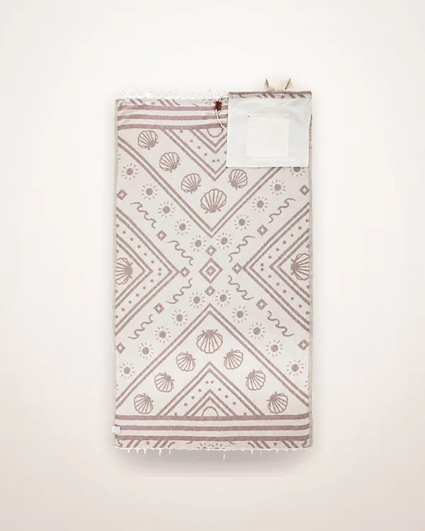 Convertible Microfiber Beach Towel Bag