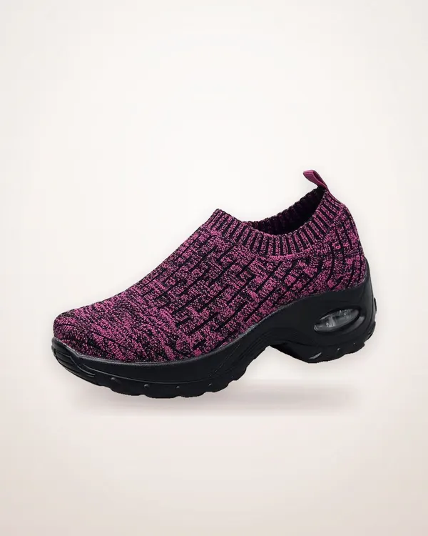 Honeycomb Insole Mesh Slip-On Sneakers