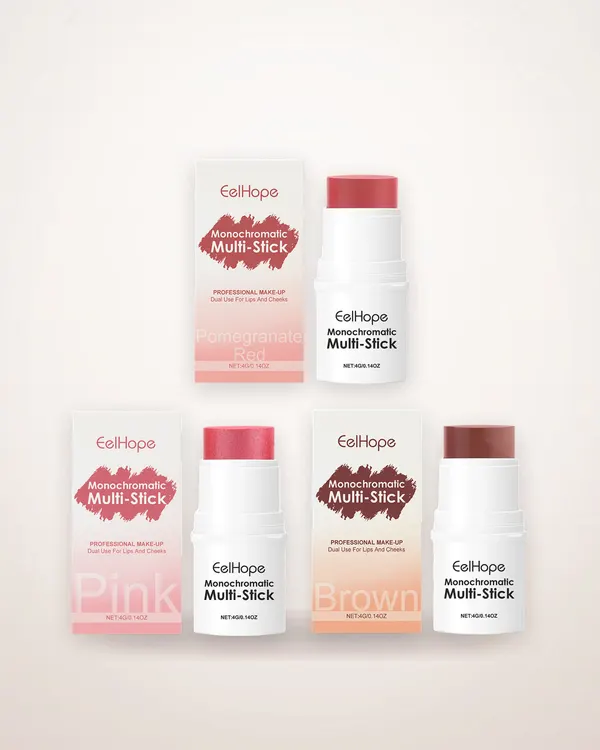 3-in-1 Cream Colour Stick for Cheeks, Eyes and Lips