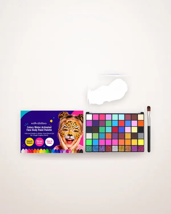 Neon Carnival Face and Body Paint Palette