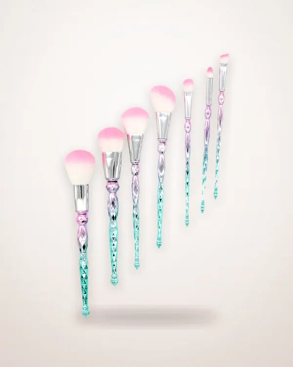 7-Piece Portable Makeup Brush Set