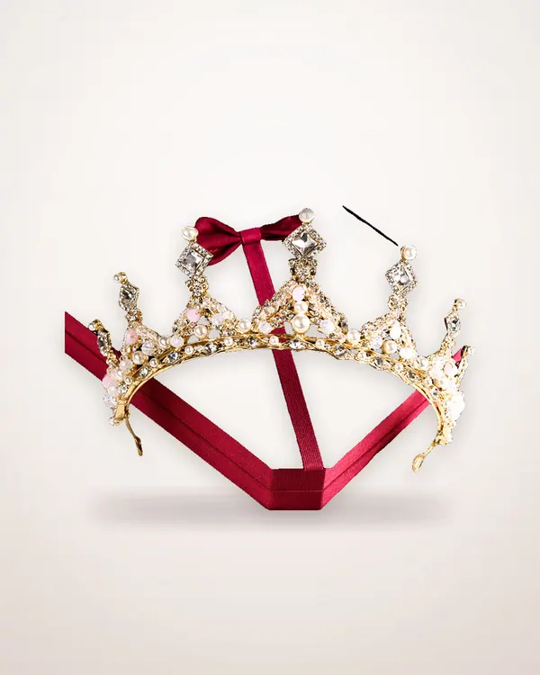 Pearl and Diamond Bridal Crown
