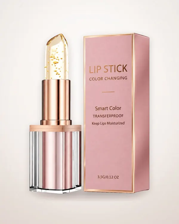 Gold Foil Temperature-Changing Lipstick